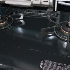 リンナイ ガステーブル LPガス プロパンガス グリル未使用 右側強火力 2022年製 KG67BKR ガスコンロ ガスレンジ 【7】の画像