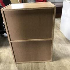 【松本市引き取り限定】カラーボックス２段の画像
