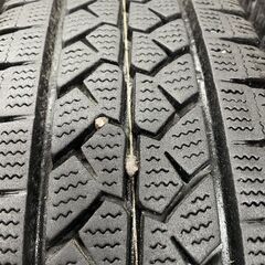 BS BRIDGESTONE BLIZZAK VL1 165R13LT 6PR スタッドレス 4本 22年製 バリ溝 プロボックス サクシード等　(STJ016)の画像