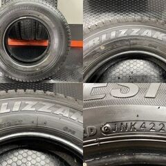 BS BRIDGESTONE BLIZZAK VL1 165R13LT 6PR スタッドレス 4本 22年製 バリ溝 プロボックス サクシード等　(STJ016)の画像