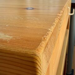✨️ジモティー割引✨️【ジャングルジャングル堺初芝店】　無印良品　木製デスク　幅(W)860mm × 奥行(D)580mm × 高さ(H)700mm　堺市（東区　西区　北区　南区　堺区　美原区）高石市　泉大津市　忠岡町　和泉市　松原市　大阪狭山市の画像