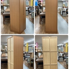 ジモティー限定価格！S183 ⭐ 府中家具 ワードローブ クローゼット 日本製 幅70cm USED 綺麗の画像