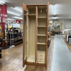 ジモティー限定価格！S183 ⭐ 府中家具 ワードローブ クローゼット 日本製 幅70cm USED 綺麗の画像