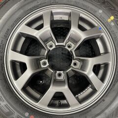 新車外し 24年製【BS DUELER H/L 195/80R15】夏タイヤ【SUZUKI JC74W ジムニーノマド 純正ホイール 15インチ 5.5J5HPCD139.7+5】 (STB011)の画像