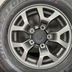 新車外し 24年製【BS DUELER H/L 195/80R15】夏タイヤ【SUZUKI JC74W ジムニーノマド 純正ホイール 15インチ 5.5J5HPCD139.7+5】 (STB011)の画像