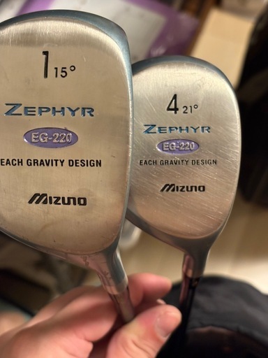 【レディース】ミズノ Zephyr ゴルフクラブセット 初心者向け