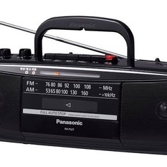 PanasonicとSONYのラジカセ2点セットの画像