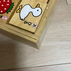 ひらがなつみき 知育玩具 木製 イラストの画像