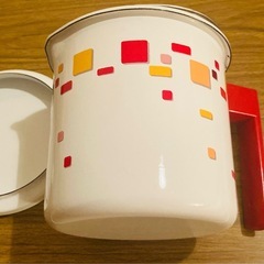 高木金属　ホーロー　オイルポット　レトロ　の画像