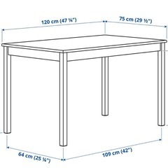 IKEA テーブル　4人がけ　新品箱に入ってますの画像