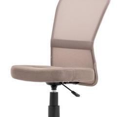 Modern Deco Office Chair Mesh Chair Desk Chair Caster Telework (Latte Beige) スツールチェアの画像