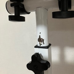 【受付中】昇降式デスク　キャスター付き　白の画像