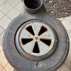 9/3まで！アンティーク薪ストーブ 鋳物 暖炉の画像