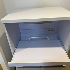 【美品】食器棚　　キッチンラック　レンジ台　60cm幅の画像