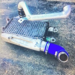 Kei アルトワークスK6A新規格RX-7(FC-3S)流用大容量インタークーラー迫力増します！の画像