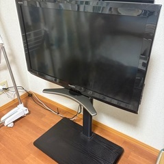 SHARP AQUOS液晶テレビ32型(テレビ台付き)の画像