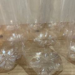 空のペットボトル　炭酸の画像