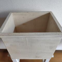 ウッドBOX　アンティーク　木箱　ガーデニングの画像