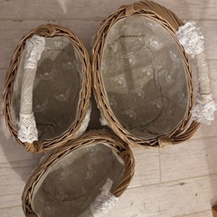 カゴバッグ3点セットの画像