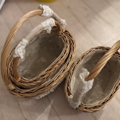 カゴバッグ3点セットの画像