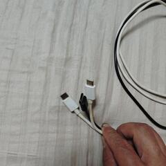 23日限定!!!USB->TYPE C  1m3本まとめて200円の画像