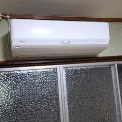 クーラ室内機と室外機取り外し