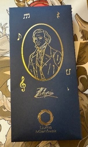 大阪万博expo ポーランド ショパン スカーフ Luma Milanówek ショパン シルクスカーフ（Luma Milanówek製・認証付き