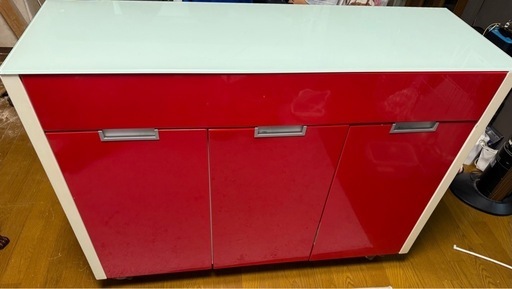 キャスター付収納棚