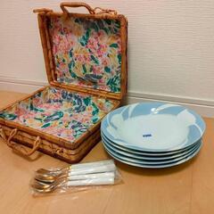 バケット付き食器5枚セット𓌉◯𓇋の画像
