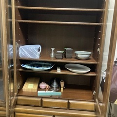 【24日に引取可能な方】食器棚　幅120高さ195の画像