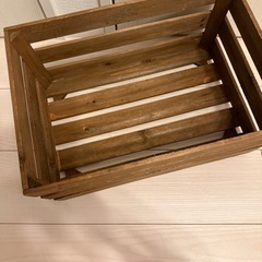 【0円】木箱 ウッドボックス 収納ボックス インテリアの画像