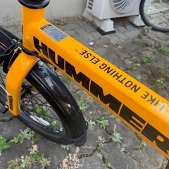 HUMMER折りたたみ自転車の画像