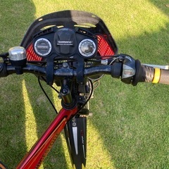 24インチ　マウンテンバイク　自転車　リアタイヤパンクの画像