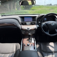 ⭕️ローン&クレジット決済OK⭕️◆車検R8年5月◆H25年フーガHV◆純正ナビ◆本革シート◆自動ブレーキ◆の画像