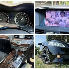 ⭕️ローン&クレジット決済OK⭕️◆車検R9年8月◆H24年フーガHV◆11.6万キロ◆カスタム多数◆フルエアロ◆本革シート◆の画像