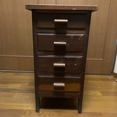 【お譲りする方決定しています】チェスト 長方形引出し  天板物置の画像