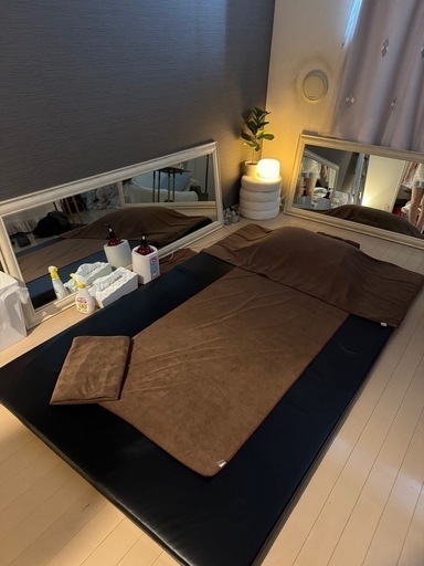 2ルーム分 メンズエステ備品一式 メンエス開業セット マット 洗濯機 冷蔵庫 レンジ等