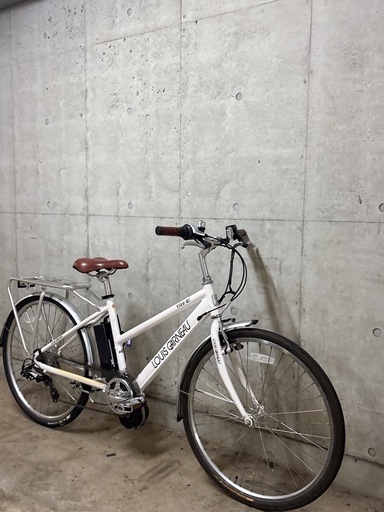 【超希少】ルイガノ LOUIS GARNEAU 電動アシスト自転車 LGS-TR 2E 420mm ホワイト
