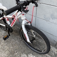 GIANT ジャイアント　SNAP ジュニアバイク 20インチ スナップ　軽量アルミ 6段変速 白×赤 子ども用自転車の画像