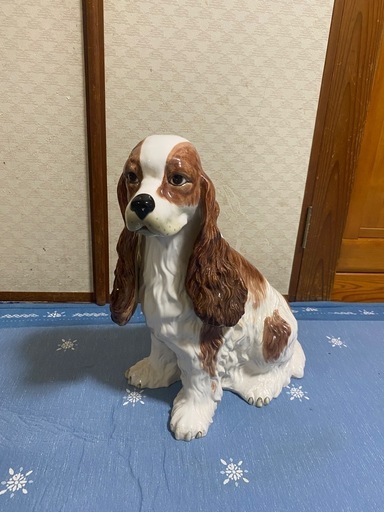 置物、陶器、犬