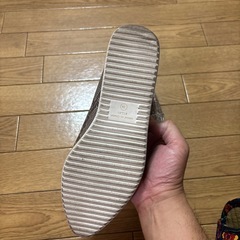 レディースパイソン柄ローファーの画像