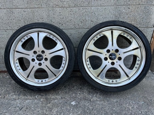 【直接引取希望】 WORK EUROLINE ワーク 18インチ 2本