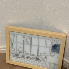 超オシャレ！　斬新！　LED絵画の画像