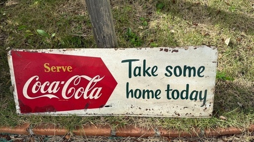 ヴィンテージ　コカコーラ看板