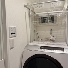 【0円】TORGNY トールニー 洗濯機ラック シェルフ ランドリー バスケットの画像