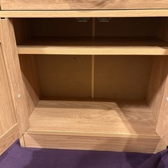 食器棚　　キッチン収納　　木製の画像