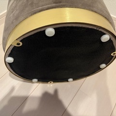 LOWYA スツール グレー 美品の画像