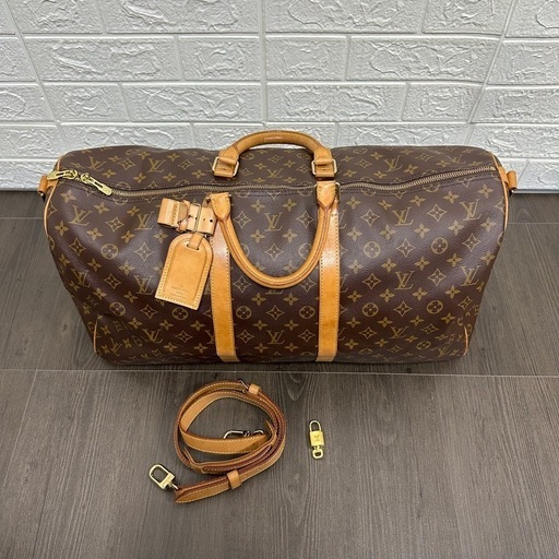 美品　Louis Vuitton キーポル55 バンドリエール