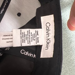[美品]　カルバンクライン　キャップの画像