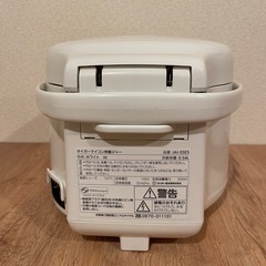 TIGER 炊飯器 3合 2年半使用の画像